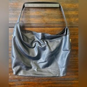 Donna Karan black over the shoulder purse